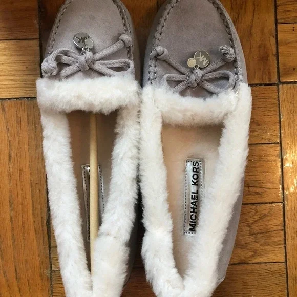MICHAEL KORS SUEDE LEATHER MOCCASIN SHOES